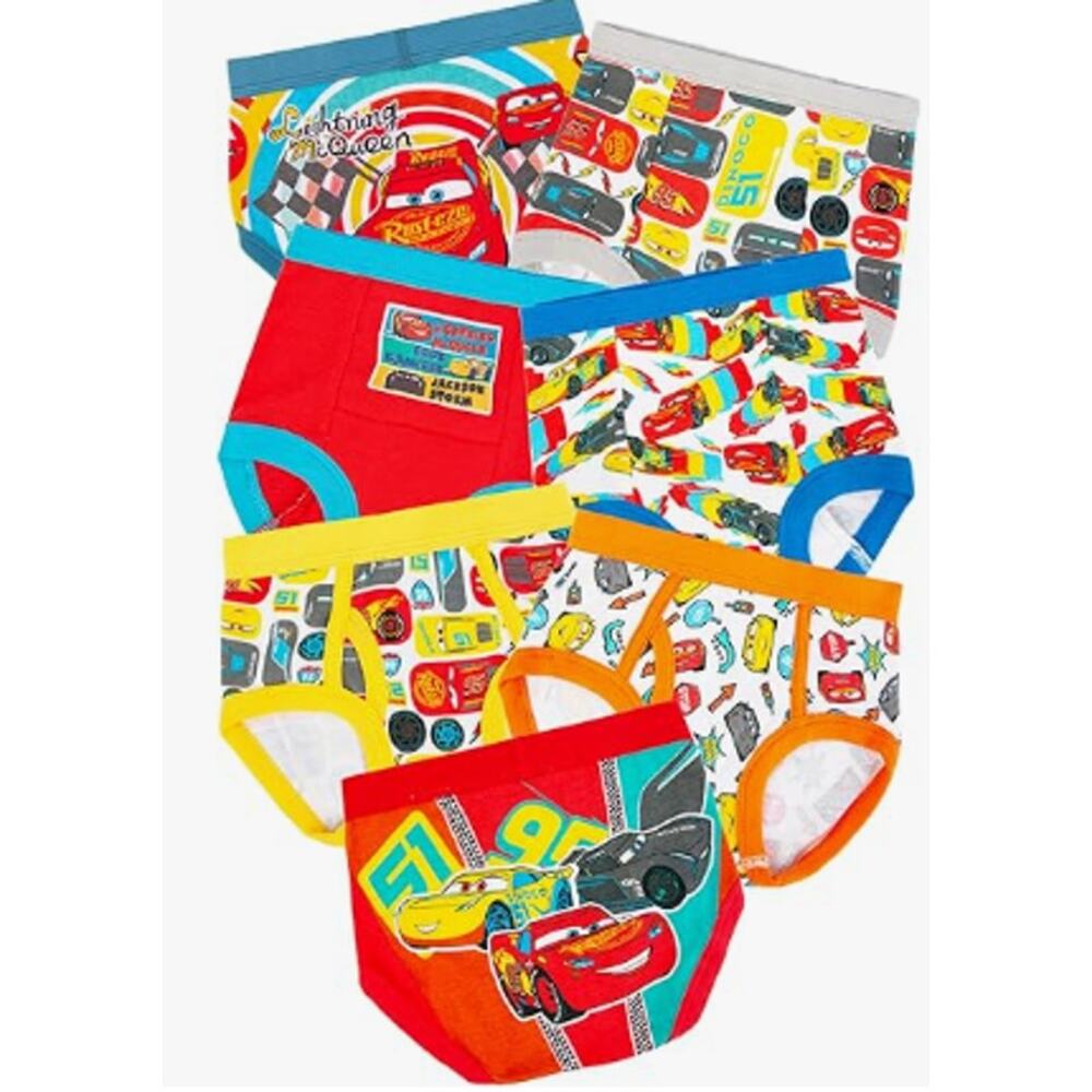 Disney Boy's 4T Pixar Cars Toddler Potty Training Pant and Training Chart K22-32